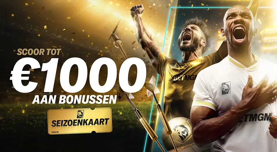 BetMGM Seizoenskaart promotie
